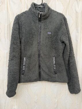 Patagonia Charcoal Gray Sherpa Full-Zip Jacket